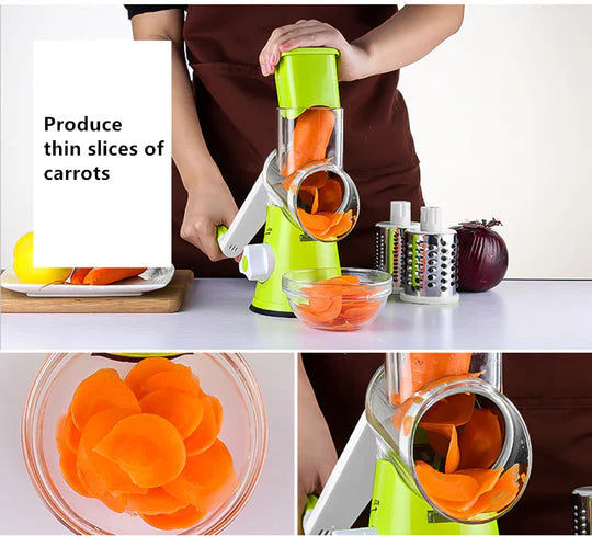 Multifunctional 3 in 1 Vegetable Cutter (متعددة الوظائف في قطاعة الخضار)