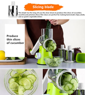 Multifunctional 3 in 1 Vegetable Cutter (متعددة الوظائف في قطاعة الخضار)