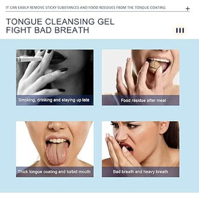 Tongue Cleaner Gel Set with Oral Hygiene