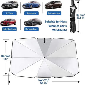 Car Windshield Umbrella (مظلة زجاج السيارة الأمامي)