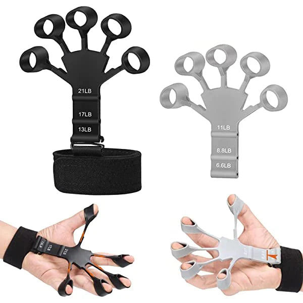 Metal hook grip strength trainer (مدرب قوة قبضة معدنية)