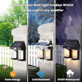 DUAL SOLAR LED MOTION SENSOR LIGHT (ضوء مستشعر حركة LED مزدوج يعمل بالطاقة الشمسية)