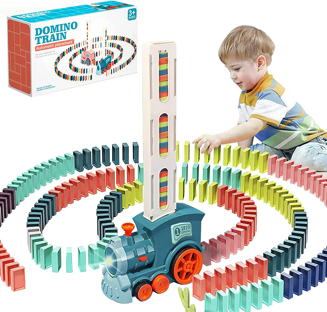 Domino Train Toy (لعبة قطار الدومينو)