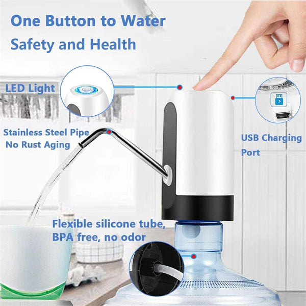 Electric Portable Water Dispenser Pump (مضخة توزيع المياه الكهربائية المحمولة)