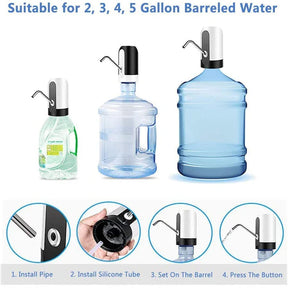 Electric Portable Water Dispenser Pump (مضخة توزيع المياه الكهربائية المحمولة)