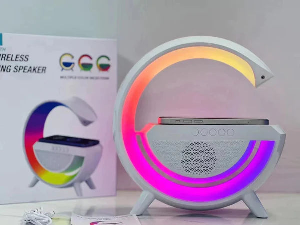 Led Wireless Charger Speaker (مكبر صوت بشاحن لاسلكي LED)