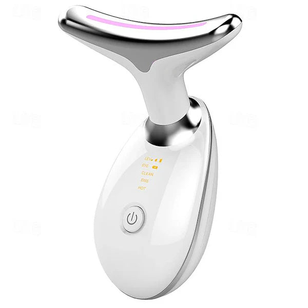 LED Neck Face Beauty Device Facial Massager (جهاز تجميل الوجه والرقبة، جهاز تدليك الوجه)